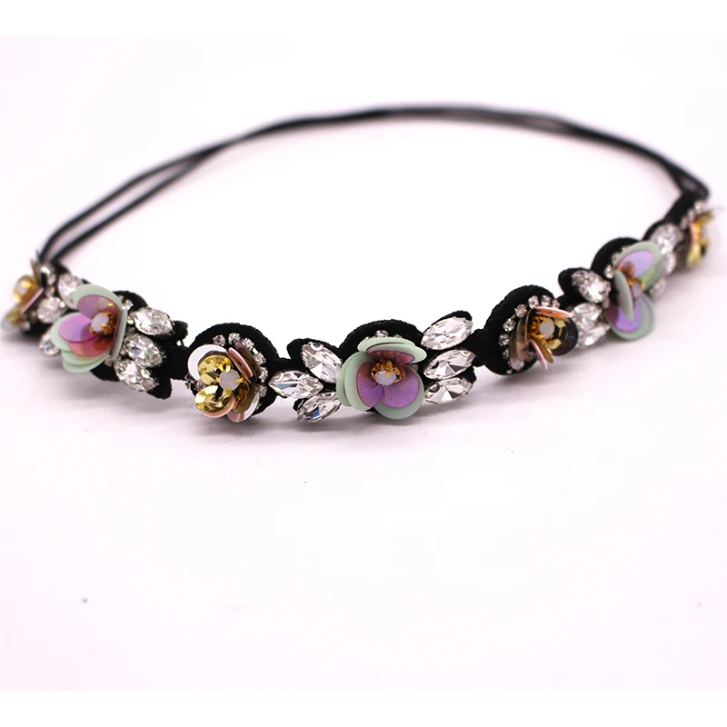 Metting Joura geometryczny pałąk Rhinestone dostosowane opaska do włosów dla kobiet i dziewcząt akcesoria do włosów biżuteria Hairband — zdjęcie 6
