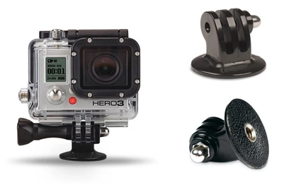 สำหรับHero 4 Hero 3 SJ4000 SJ5000 กลางแจ้งกล้องสกรู 1/4 สำหรับขาตั้งMonopodอุปกรณ์เสริม