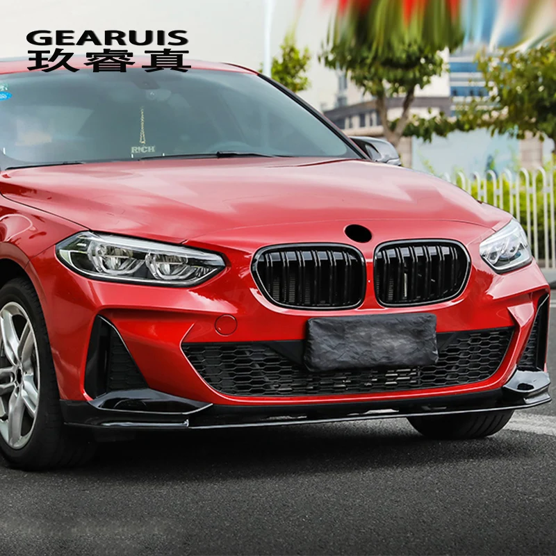

Car styling For BMW 1 Series f52 2019 Front Head Bumper Lip Lower Bumper decoration Cover Stickers Sports style auto accessories