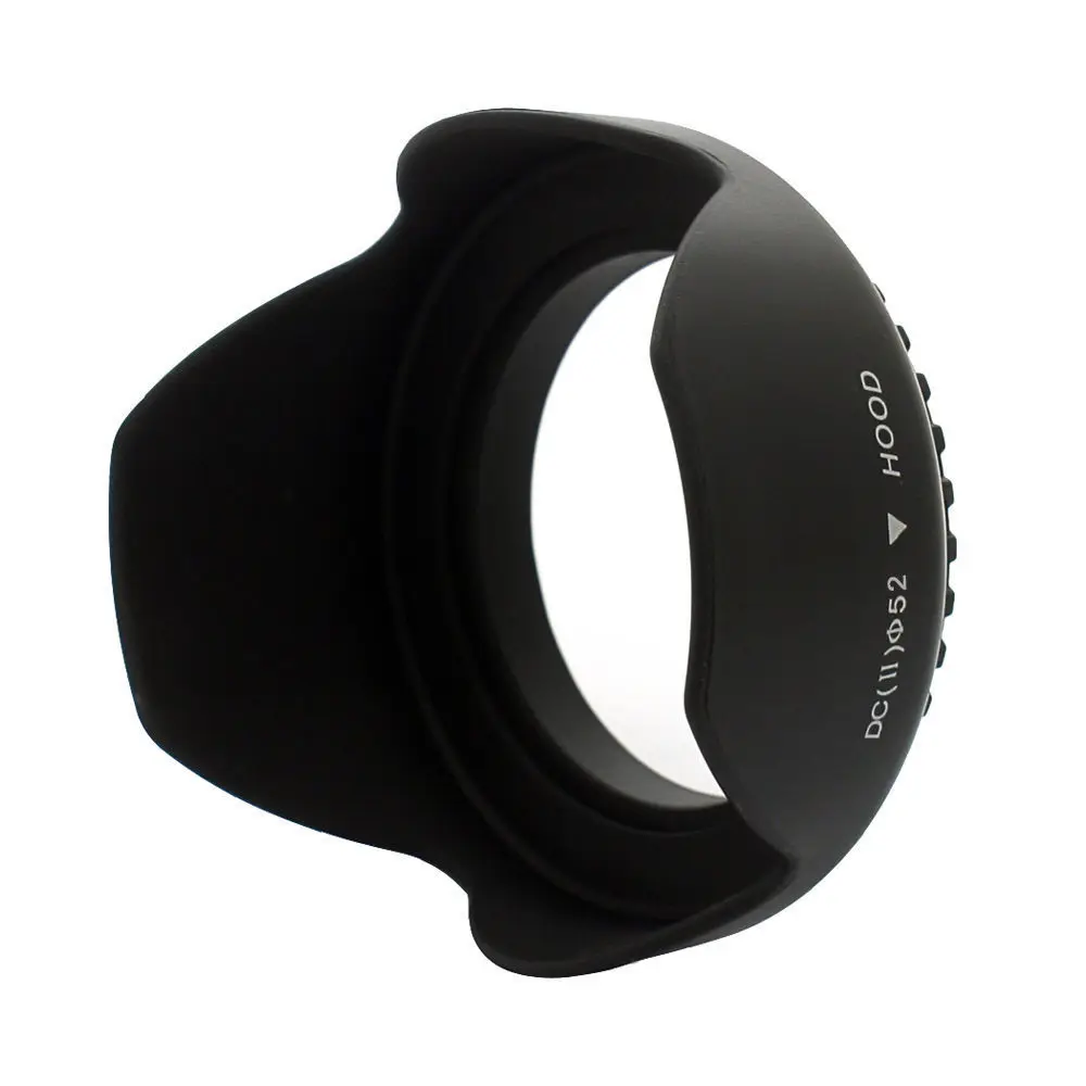 49mm 52mm 55mm 58mm 62mm 67mm 72mm 77mm 82mm 49-82mm Flower Lens Hood for Nikon D5500 D5300 D5200 D5100 D3300 D3200 With 18-55mm