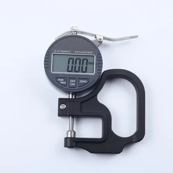 Syntek 0-10mm Electronic Digital Thickness Gauge 0.01mm Micron Thickness Indicator Digital LCD Dial Thickness Meter Micrometer