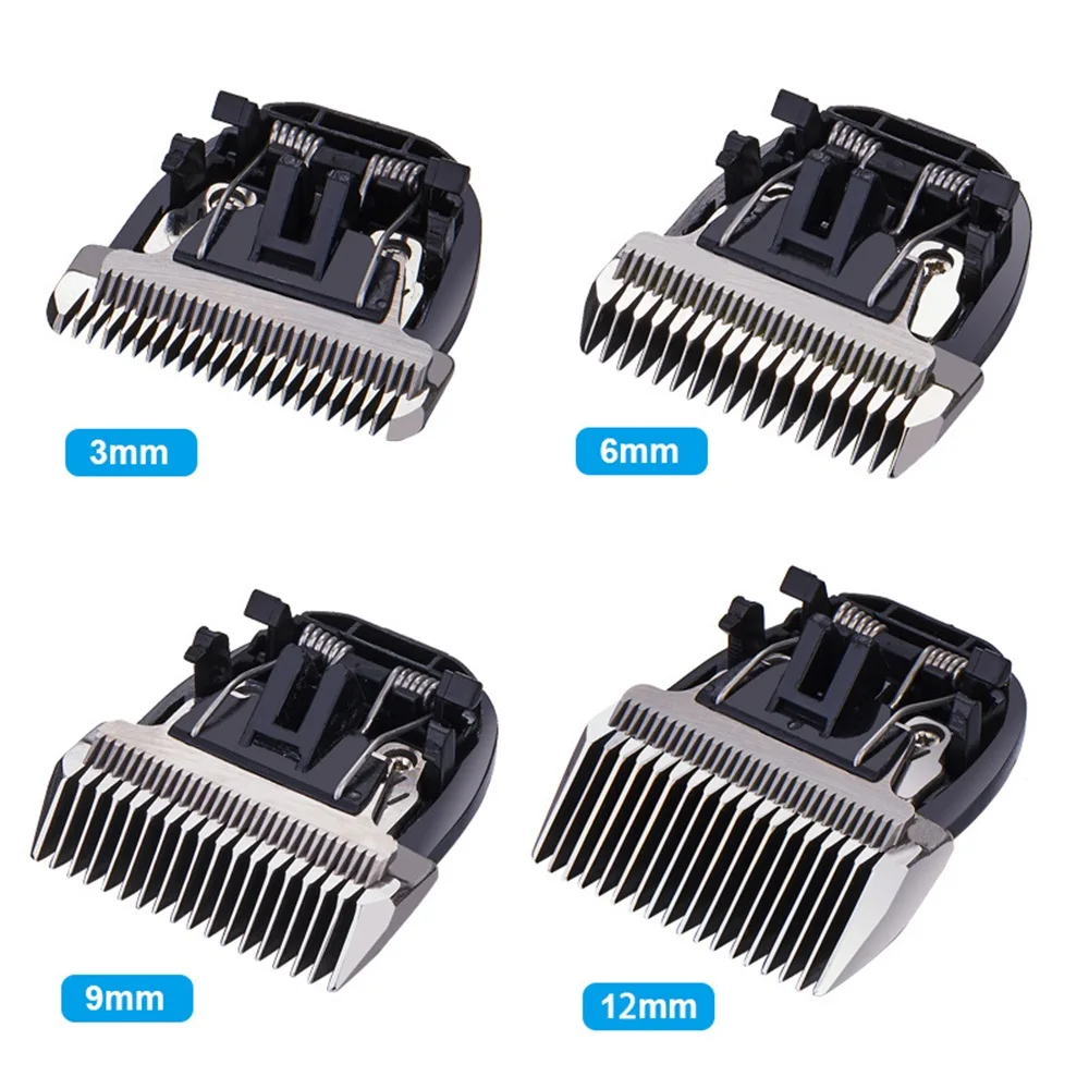 New Dog Clipper Blade Nozzles 3/6/9/12mm Integrated Cutter Head Steel Knives Use for BaoRun P2 P3 P6 P9 S1 Dog Hair Clipper