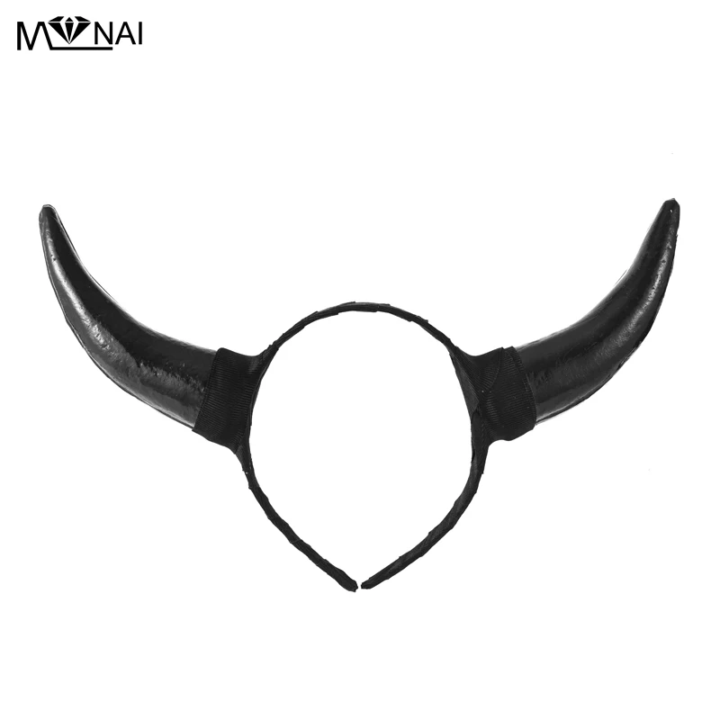 

Handmade Steampunk Bull Animal Horn Headband Fancy Dress Up Halloween Costume Accessory Gothic