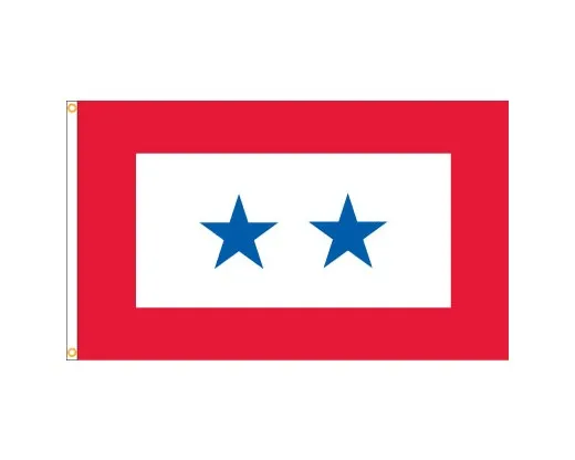 military Flag with one star two blue star 90X150CM custom service Flags hobby gift Outdoor Flag Banner