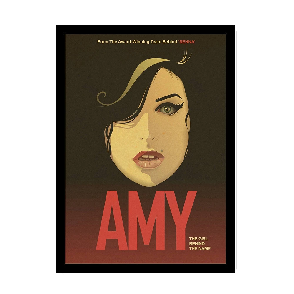 Amy Winehouse Vinatge Poster Famous Music Singer Posters and Prints Kraft Paper Art Painting Home Room Decor Wall sticker