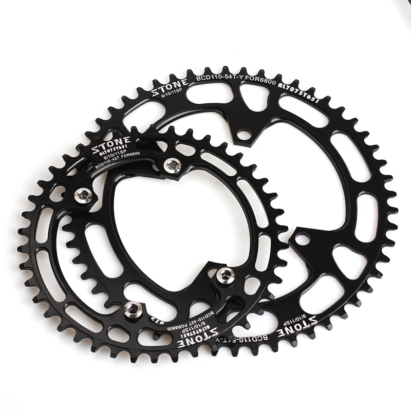 Stone Circle Single Chainring BCD 110mm BCD110 For Road Bike Folding Bike 105 5800 6800 Ultegra 4700 Tigra 9000 Chainwheel