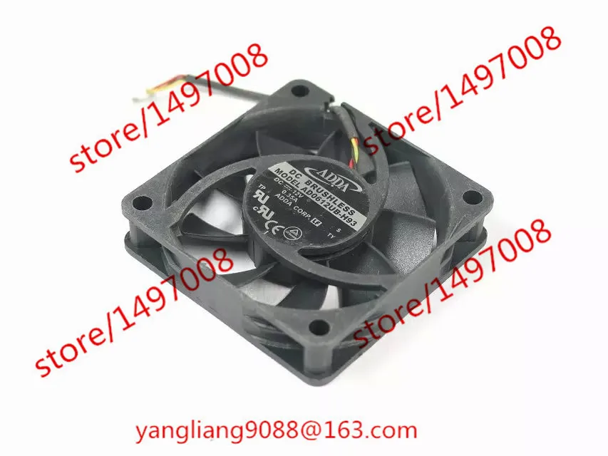 

ADDA AD0612UB-H93 S DC 12V 0.35A 60x60x10mm Server Cooling Fan