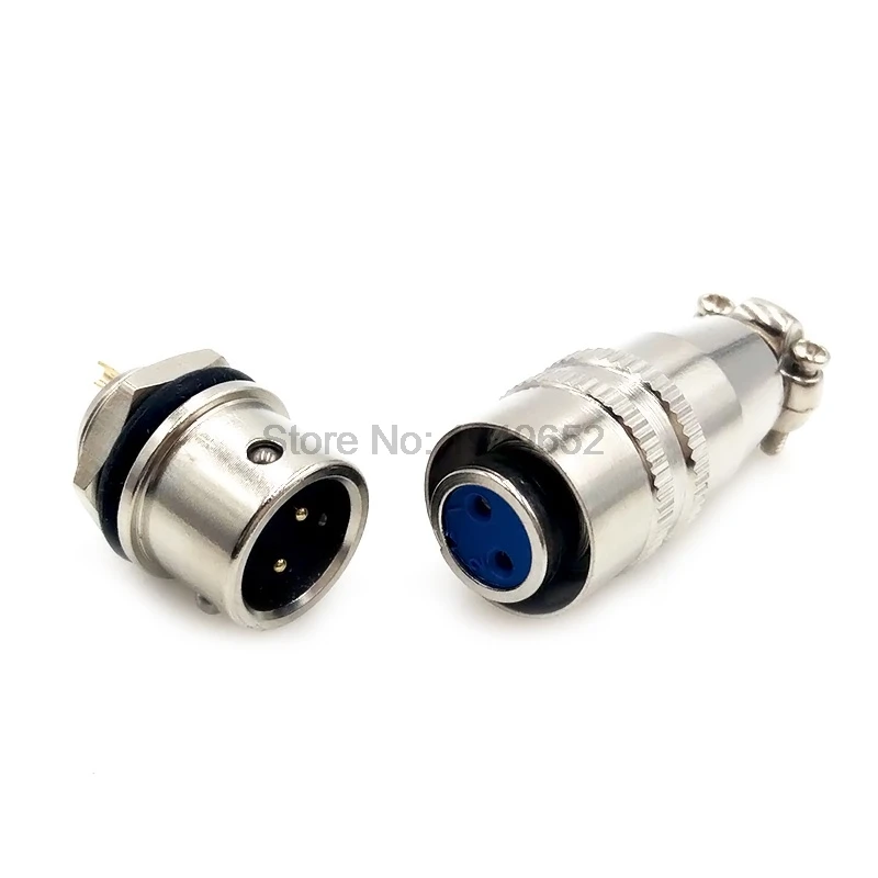 XS10 Connector 10mm push-pull circular quick connector 2pin 3/4pin5pin 3A 250V Gold plated contact Male and Female plug