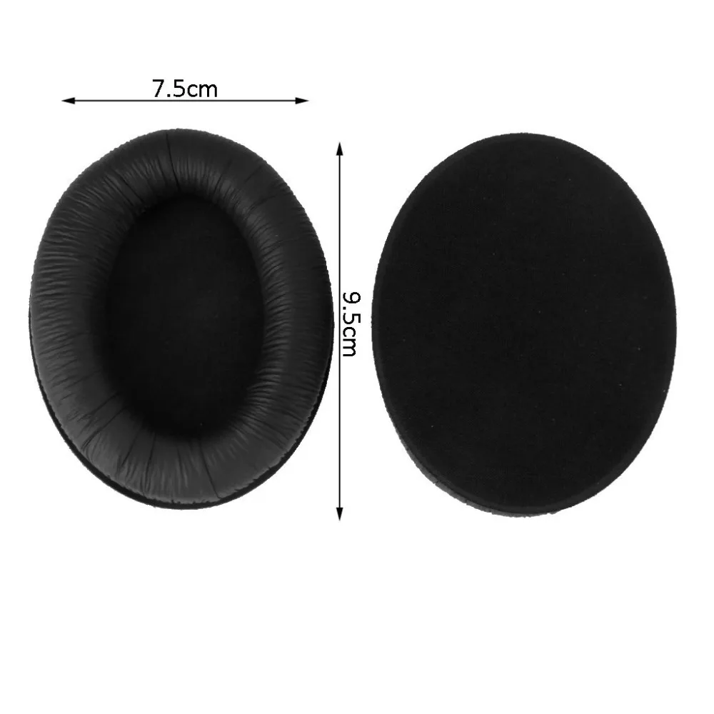 Black Replacement Ear Cushion Pads Mat for Sennheiser HD201 Earphone Headphones Headset