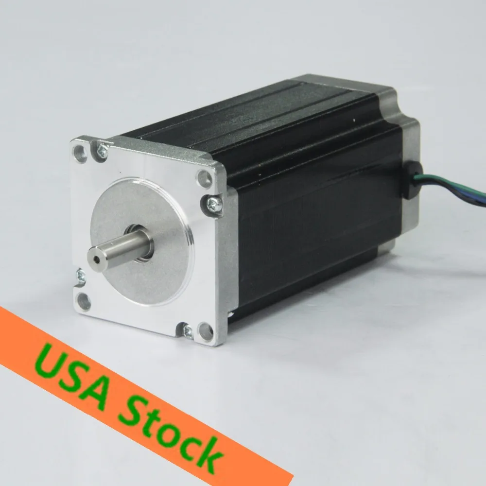 USA SHIP! Wantai 4 Axis Nema23 Stepper Motor 57BYGH627 270oz-in 3A 4-Lead+Driver DQ542MA 4.2A 50V 128micro Milling Cut Foam