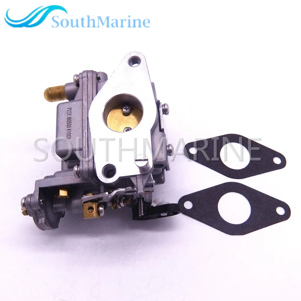 

Boat Engine 66M-14301-11 66M-14301-00 Carburetor Assy and 66M-13646-00 Gaskets (2 pcs) for Yamaha 4-stroke 15hp F15 Outboard