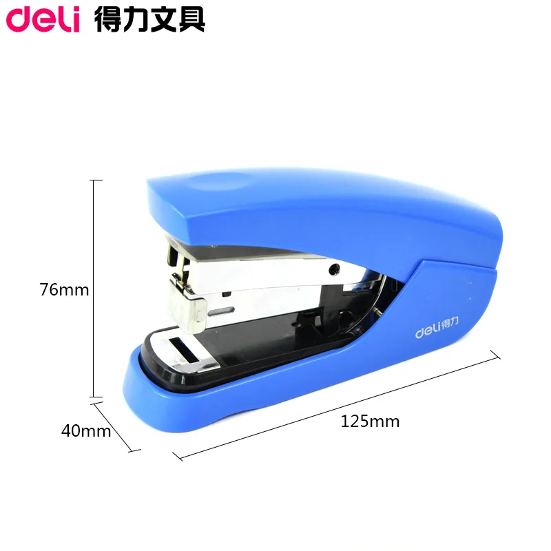 [ReadStar]Deli 0372 Manual stapler 25 80g papers capacity match 24/6 staple office suppliers hand paper binding