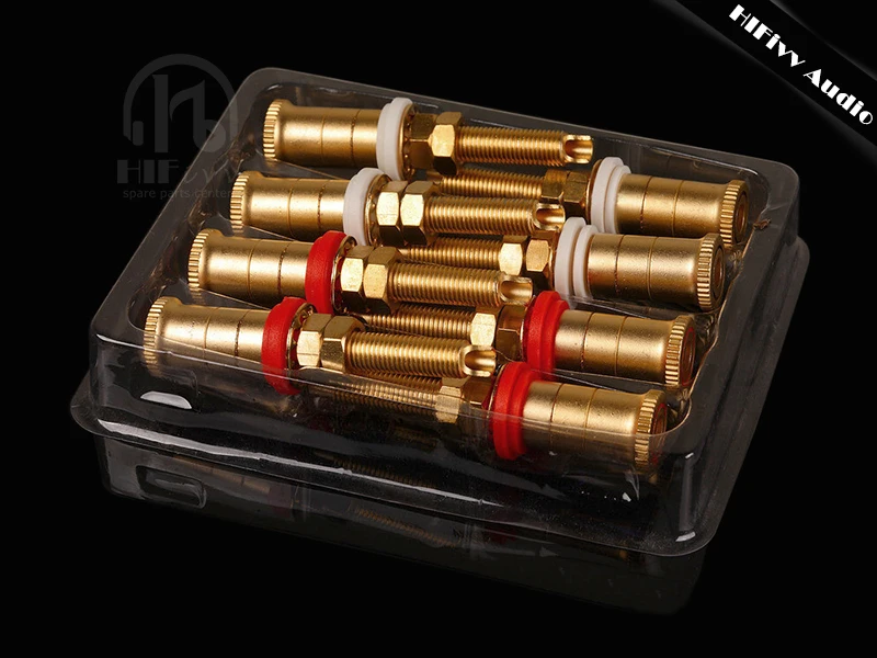 HIFI Audio Amplifiers Speaker Horn Plug Socket Connector Cable Terminal Binding Post CMC Jack Banana Plugs WBT Wire Copper Posts