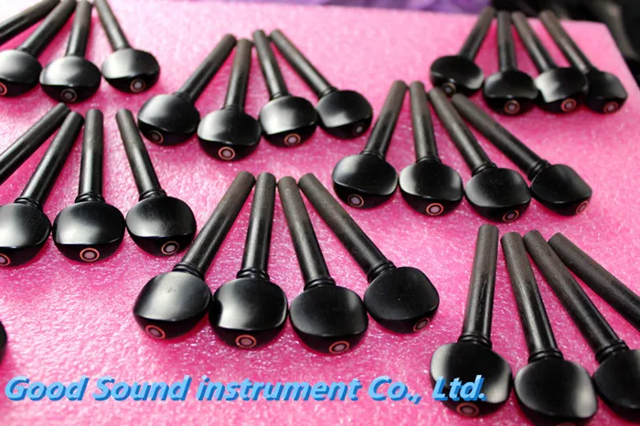 20 pcs 4/4 Violin Pegs. Ebony Violin Parts