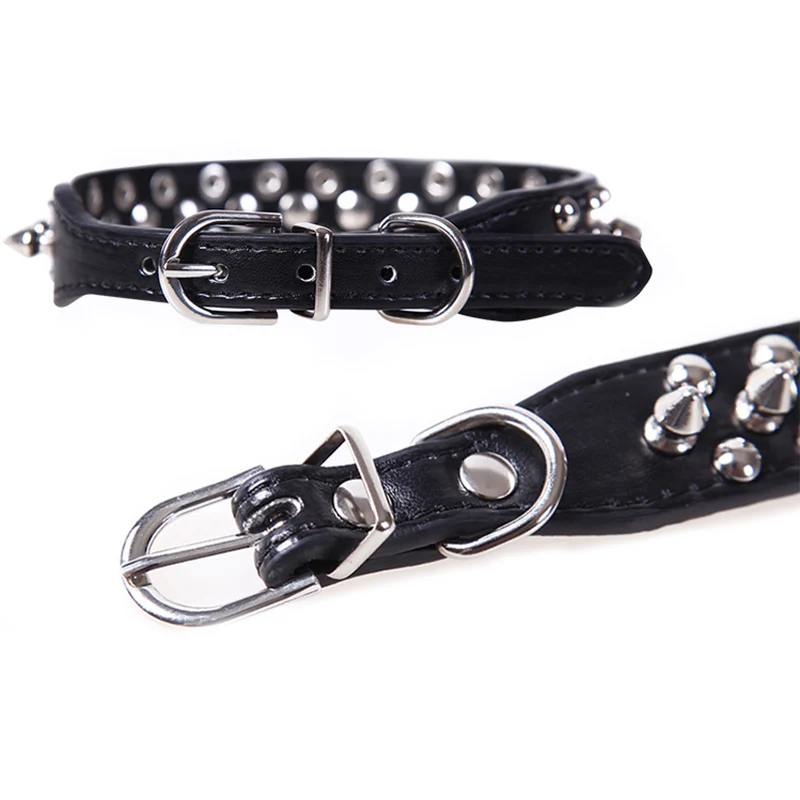 Anti-bite Spiked Studded Pet Dog Collar for Small Medium Large Dogs Sport Padded Bulldog Pug Puppy Big Dog Collars Pets Supplies