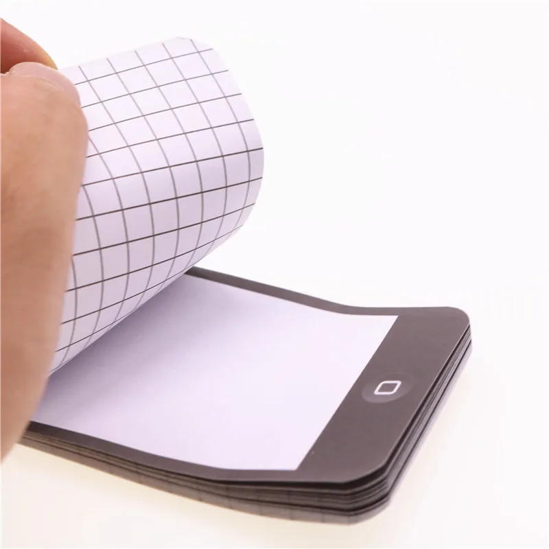 New Arrival Sticky Note Paper Cell Phone Shaped Memo Pad Gift Office Supplies Drop Shipping