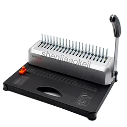 A4 Paper Binding Machine Puncher Binder 21 Holes Binding Machine 12 Sheets Punching and Binding Office Home Tools A4, A5