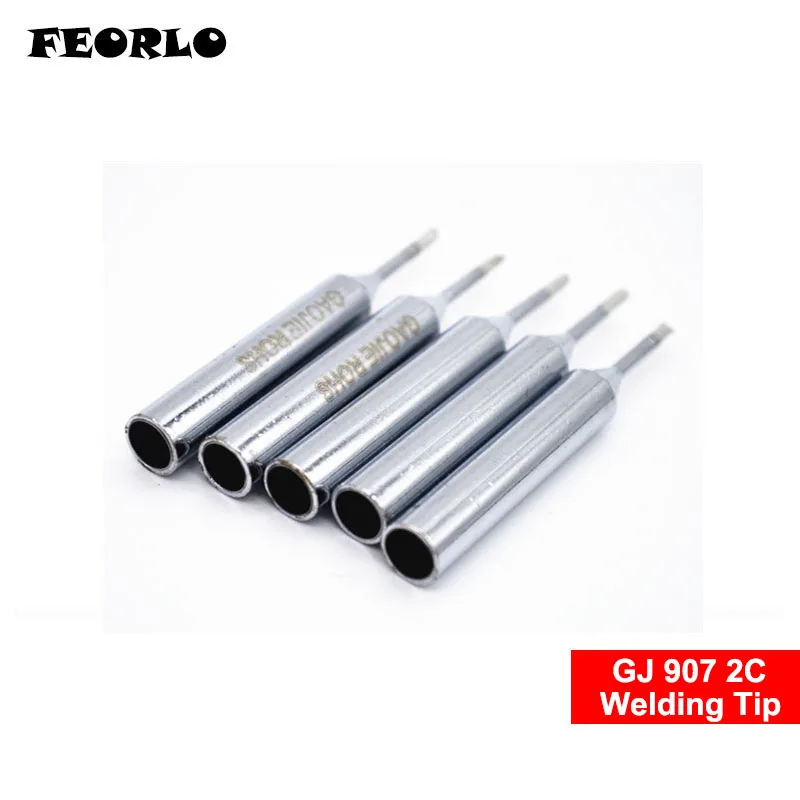 FEORLO GJ-2C Lead-free solder tip Universal FOR MT-3927 MT-3917 905E 907 MT-3918 Tips welding stings