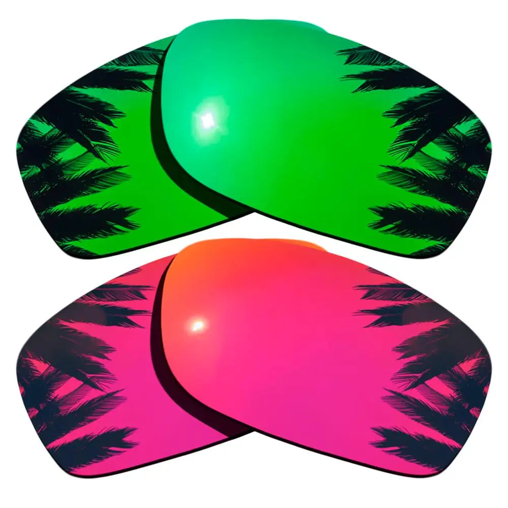 

Green Mirrored & Midnight Sun Mirrored Polarized Replacement Lenses for Fives Squared Frame 100% UVA & UVB