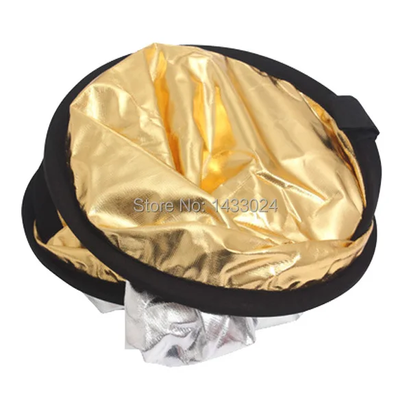 24 inch 60 cm 2 in 1 Faltbare Licht Runde Fotografie Reflektor Licht Diffusor für DSLR Foto und Studio