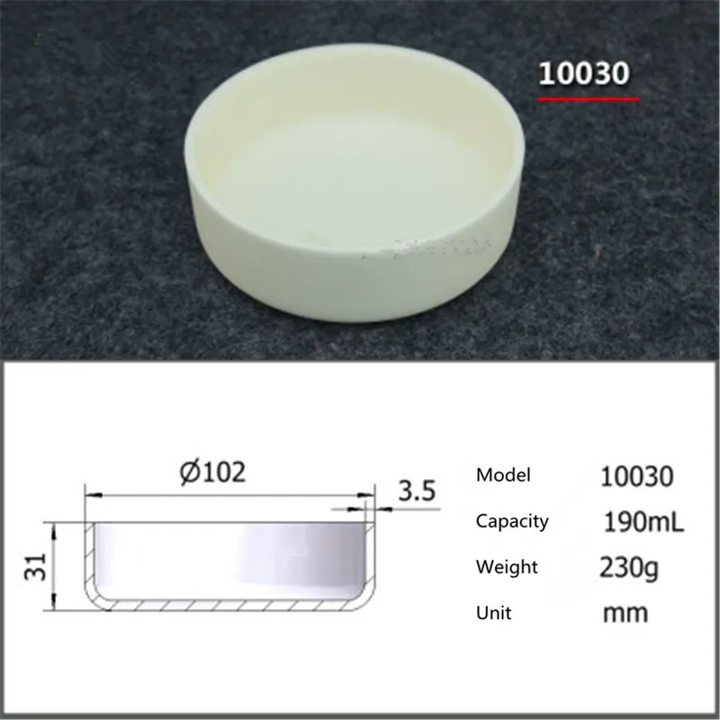 

99.5% Cylindrical corundum crucible/Alumina ceramic crucible/190ml/Temperature resistance 1600 degree / sintered ceramic crucibl