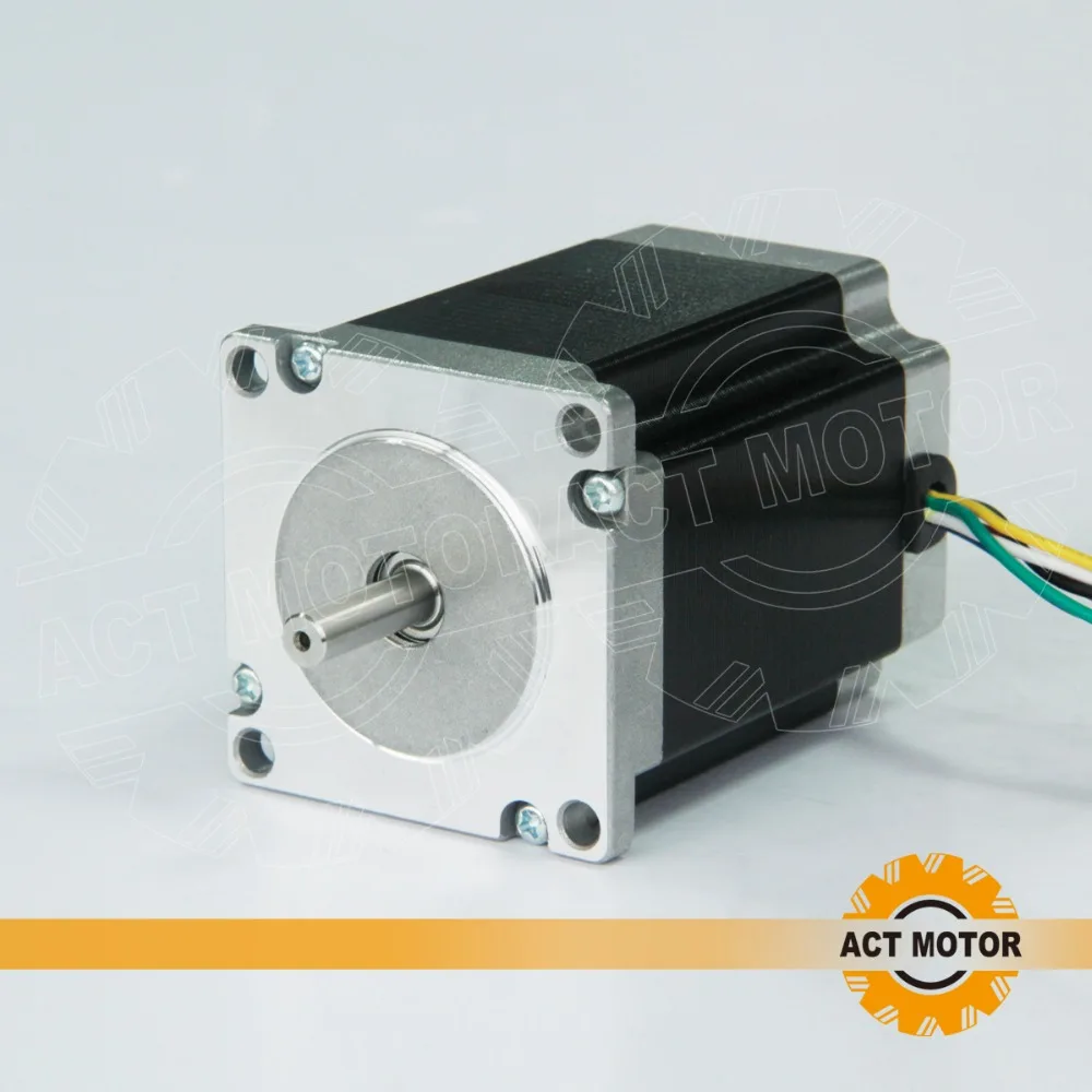 Free ship from Germany!ACT Motor 1PC Nema23 Stepper Motor 23HS8430 4-Lead 270oz-in 76mm 3.0A Bipolar CE ISO ROHS CNC Router