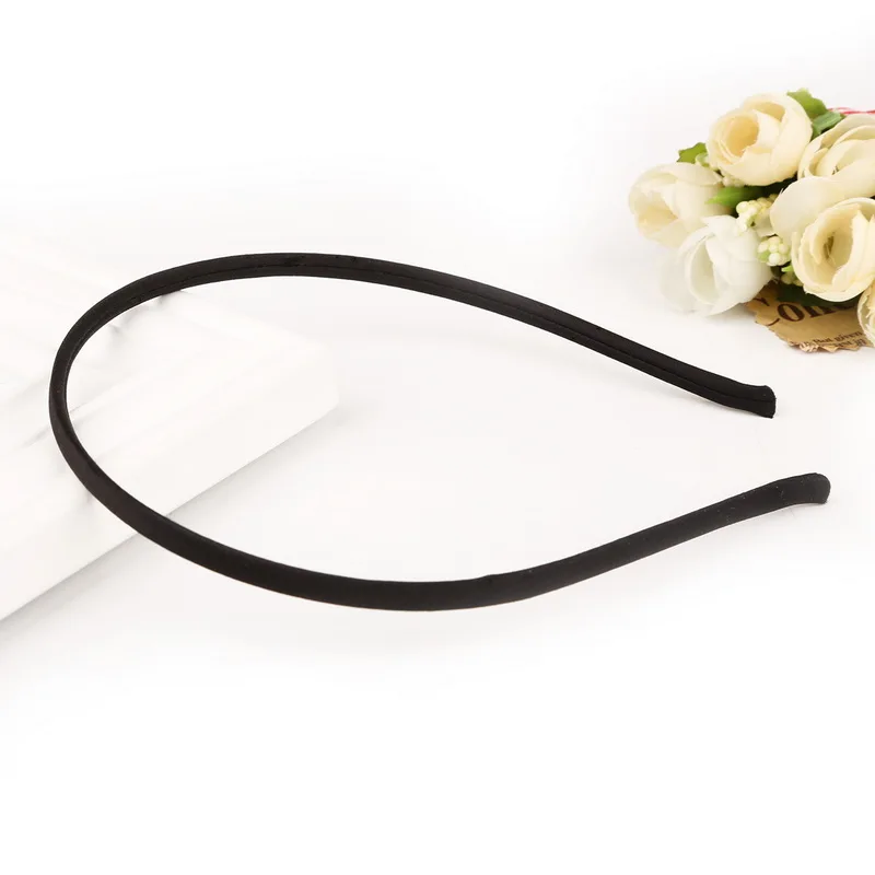 New Fashion 5pcs/lot Iron Metal Black Rhodium Color Hairband Women Girl Useful Headband Hair Accessories
