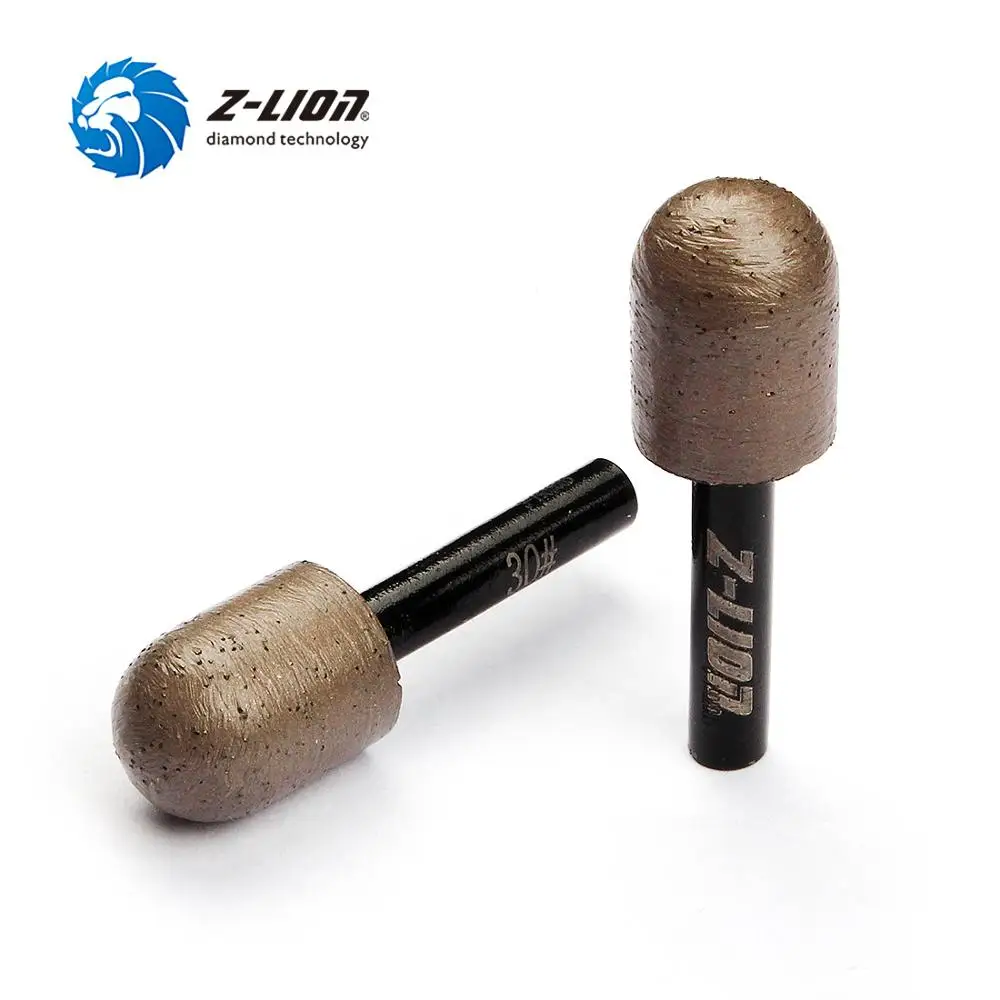 Z-LION instrumento de diamante para afilar taladros de Metal sinterizado de diamante talla herramienta abrasiva Countersink cono cilíndrico Bur