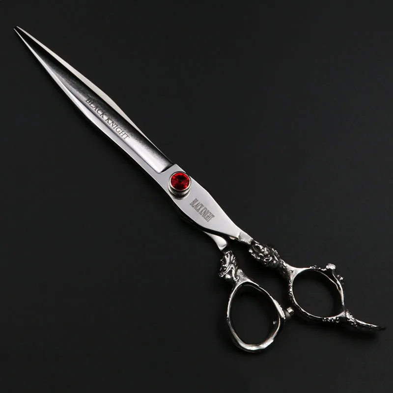 8 inch Professional pet Hair scissors Barber dog grooming Cutting shears Personality Dragon head handle