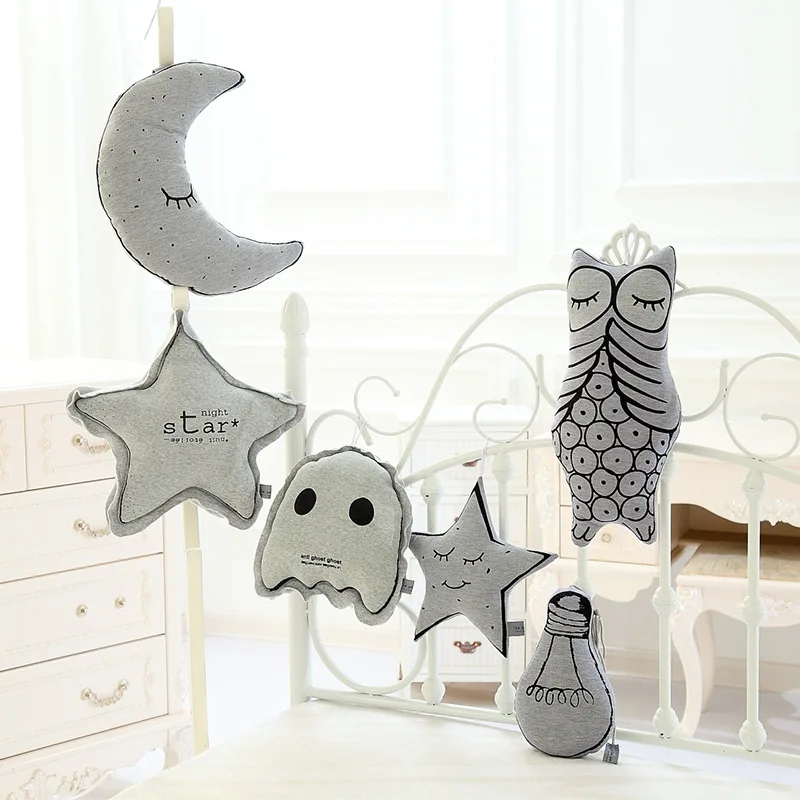 INS Blast Lovely Elf Children's Room Baby Comfort Pillow Decoration Night Up Light  Led Stuffed Animals  Light  Led Pillow