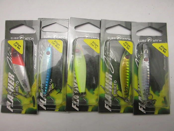 

BassLegend - Surecatch Fishing Metal Jig Bait Sea Bass Flasher Jigs 10g/15g/20g