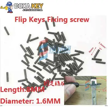 Car Flip Keys mounting bolt,Folding Remote Key Fixing screws,Car Key Retaining pins,Auto Key Blade fixing connector