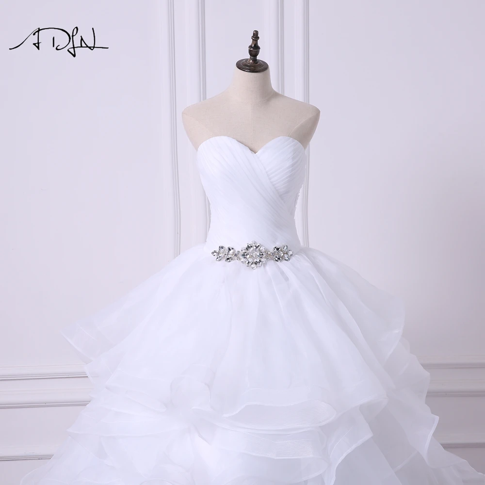 ADLN-Robe de Mariée Bouffante avec Volants pour Femme, Tenue de Bal de Princesse Personnalisée, Grande Taille