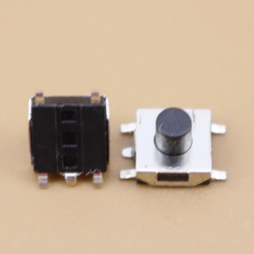 YuXi 1pcs Push Button Switch 6*6*5 Tact Switch Tactile 6x6x5 SMD SMT height is 5mm