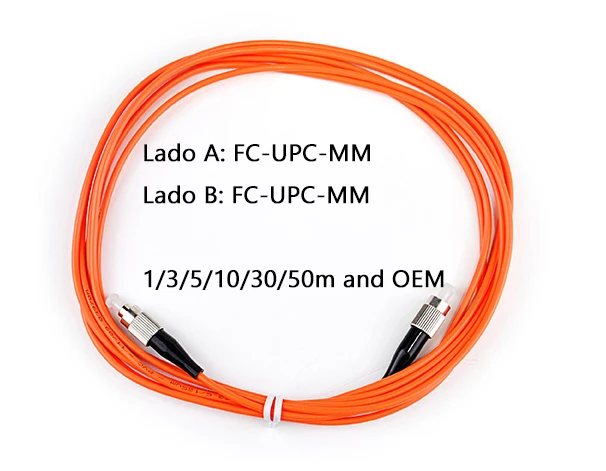 10PCS/Pack FC/UPC-FC/UPC Muliti mode MM Simplex Fiber Optical Jumper Fiber Optic Patch Cord 1m/3m/5m/10m/30m/50m