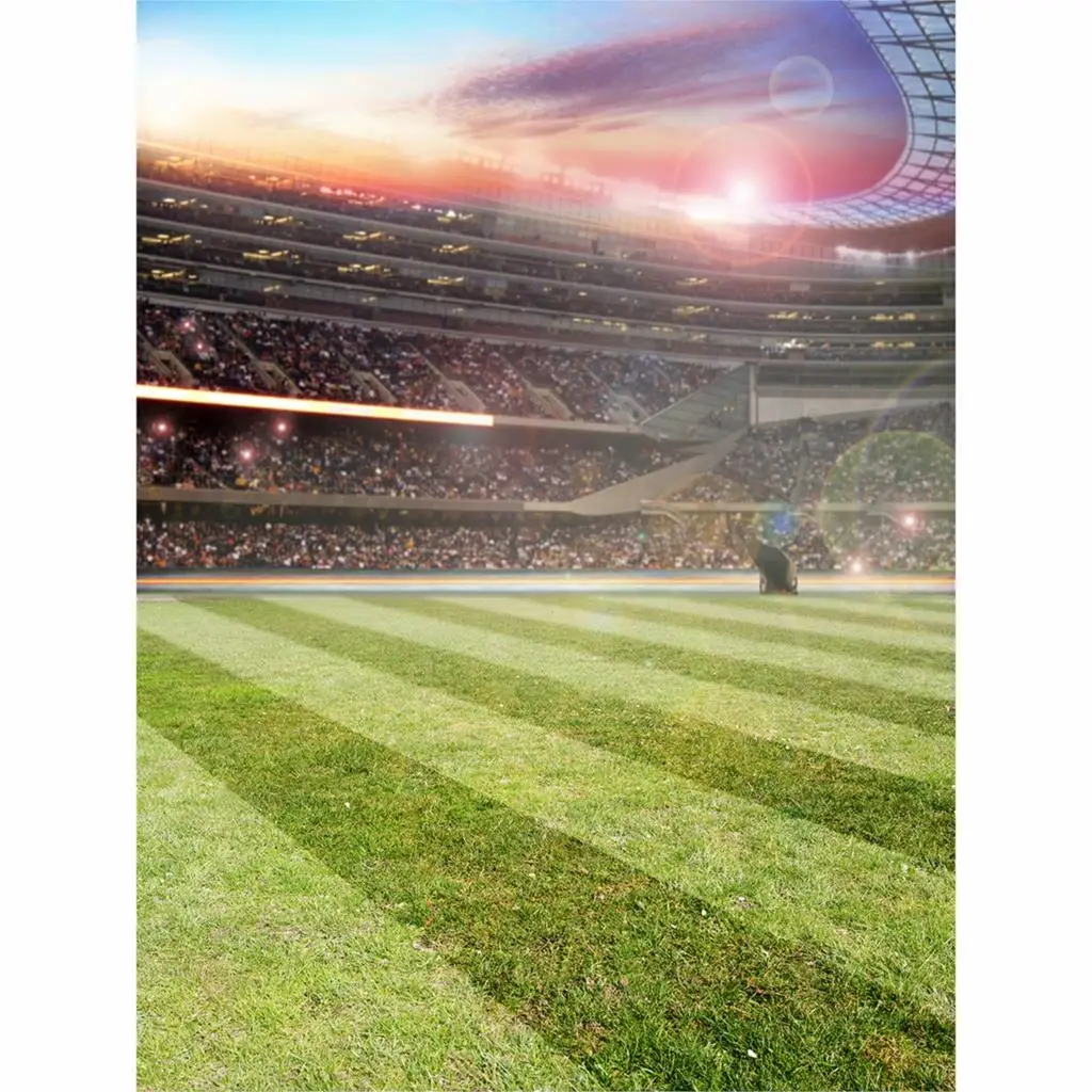 Фон для студийной фотосъемки с мячом и толпой