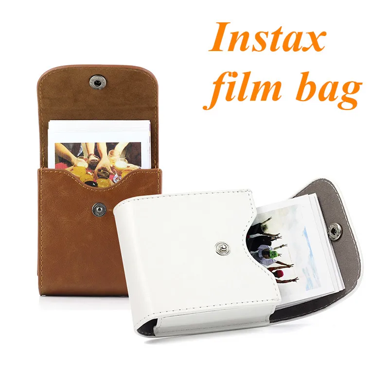 for Fujifilm Instax Mini Film Waterproof PU Leather Album Photo Storage Bag Pouch Pocket Case for fuji Square SQ20 SQ6 Camera