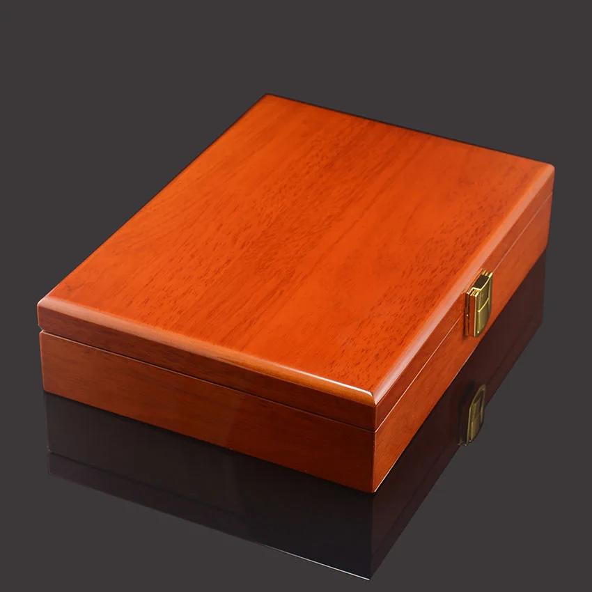 Imagem -06 - Painted Wooden Gift Box Luxury Cufflinks Box Autêntico 20 Pares de Capacidade 240x180x55 mm Alta Qualidade