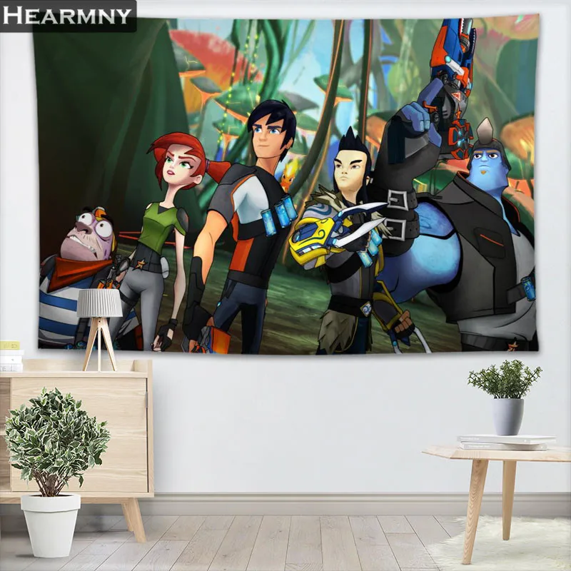 

Custom Slugterra Ghouls Wall Tapestry Home Decorations Wall Hanging Forest Tapestries For Bedroom 130x150CM,140x250CM