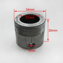21mm Freewheel Adapter Tricycle No Teeth Flywheel Freewheel Connector 34mm Thread Electric Bicycle Accessories