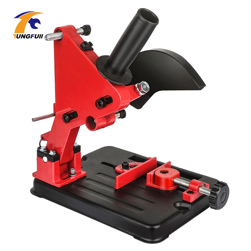 Angle Grinder Bracket Cutting Machine Bracket Holder Angle Grinder Stand Support for 100-125 Cutter Angle Grinder Holder Suppor