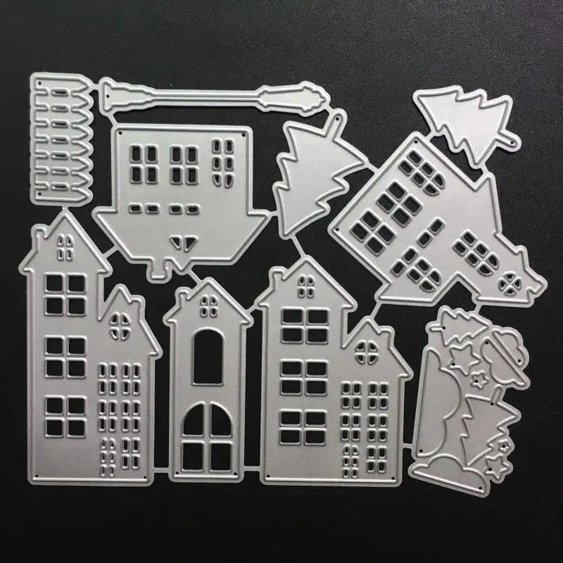 Tree House Frame Metal Cut Dies Stencils for Scrapbooking Stamp/Photo Album Decorative Embossing DIY Paper Cards