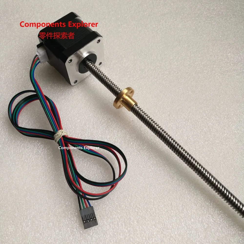 Nema 17 Linear Stepper motor ,300mm Length 17HS1538-300M