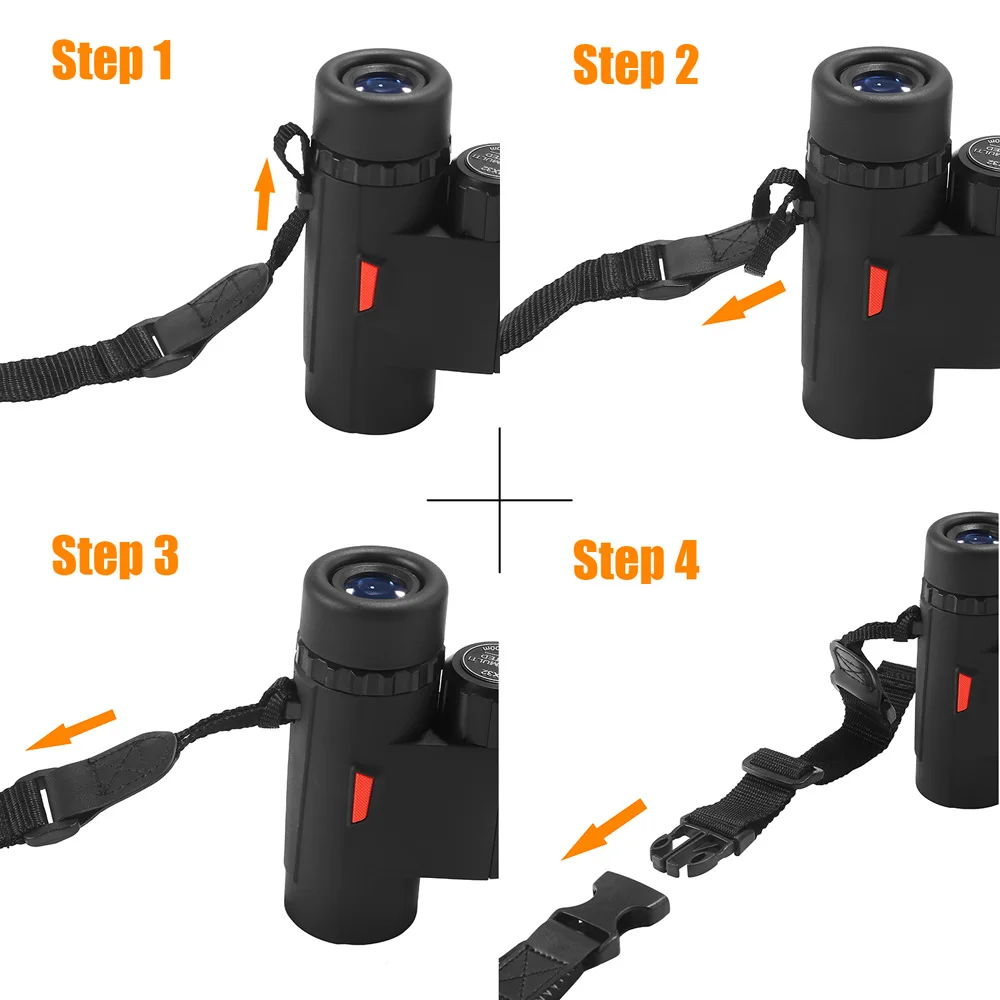 Super Comfort Neoprene Neck Straps Field Repair Buckle Lightweight Adjustable Length Strap for Binoculars Cameras