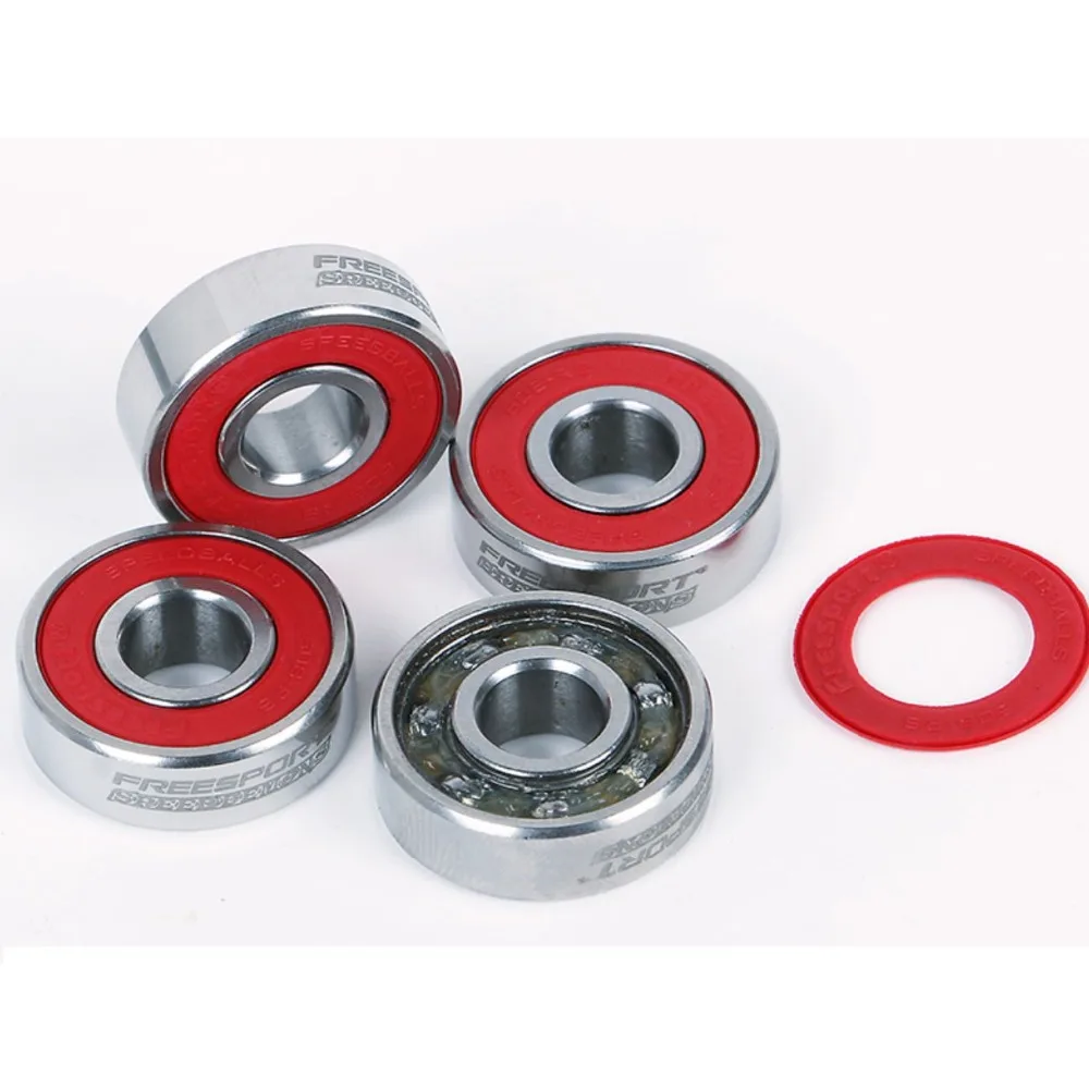 FreeSport 608Rs Pre-lubricated Full Steel Skate Bearings Slience For inline Skates Skateboard Scooter Wave board caster board