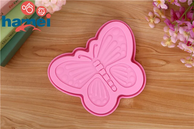 DIY Silicone Butterfly Cake Moulds Big Round Cake Mold Silicone Mould FDA Easy Demoulding D609