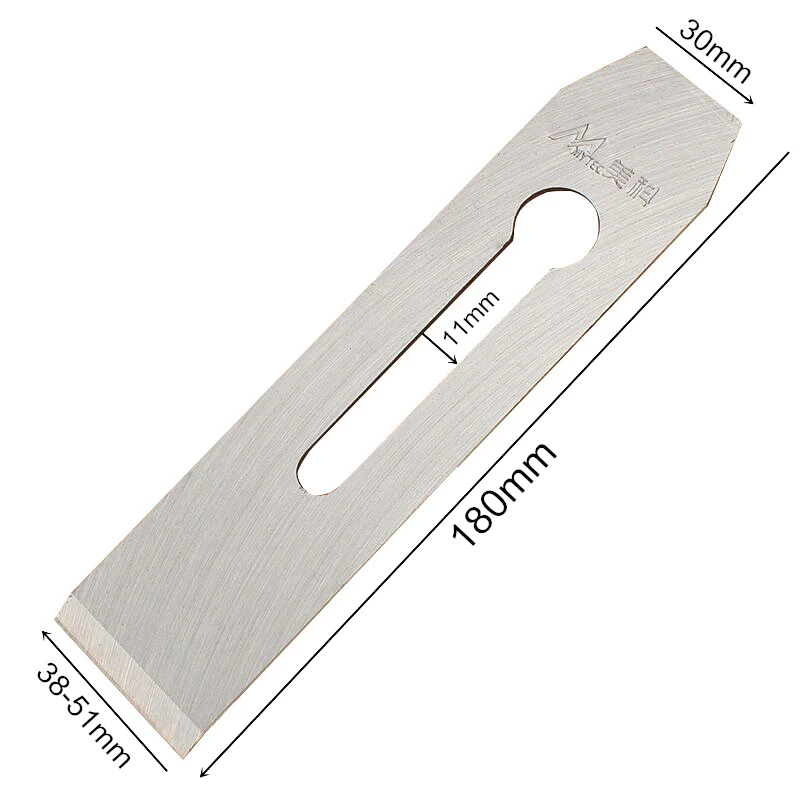 1pc Woodworking Planing Blade Knife 38/44/51mm Blades Manual Cutting Edge For Carpenter Woodworker Gadget Hand Tools