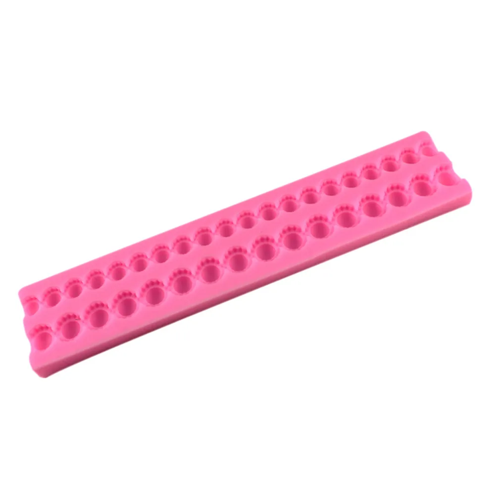 Pearl Bead Chain Silicone Fondant Mould Cake Chocolate Decorating Baking Mold DIY Kitchen Accessories CT401