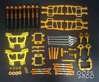 Gold Unlimited HSP 1/10 monster truck 94111 94108 whole car metal upgrade kit 102010 102011 102012 106017 108019 108022 108004