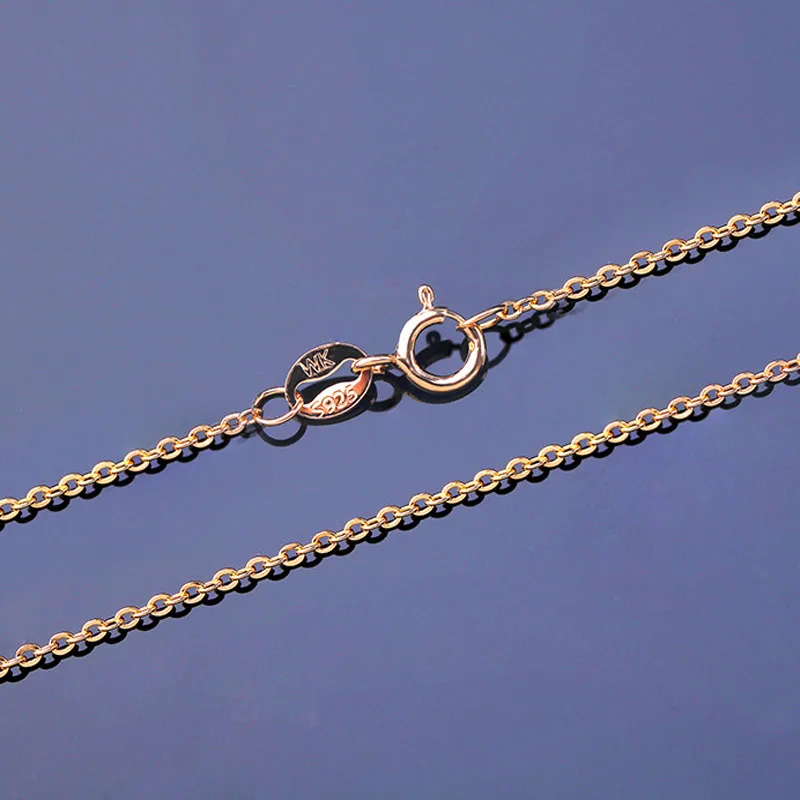 Wholesale 925 Sterling Silver 0.8mm Link Rolo Chains Necklace for Women 40cm,45cm ,50cm,55cm,60cm,Fashion Women\'s Jewelry Chains